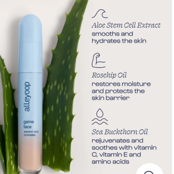 Alleyoop Game Face Second Skin Concealer shade/Standout full size brand new - Picture 2 of 10
